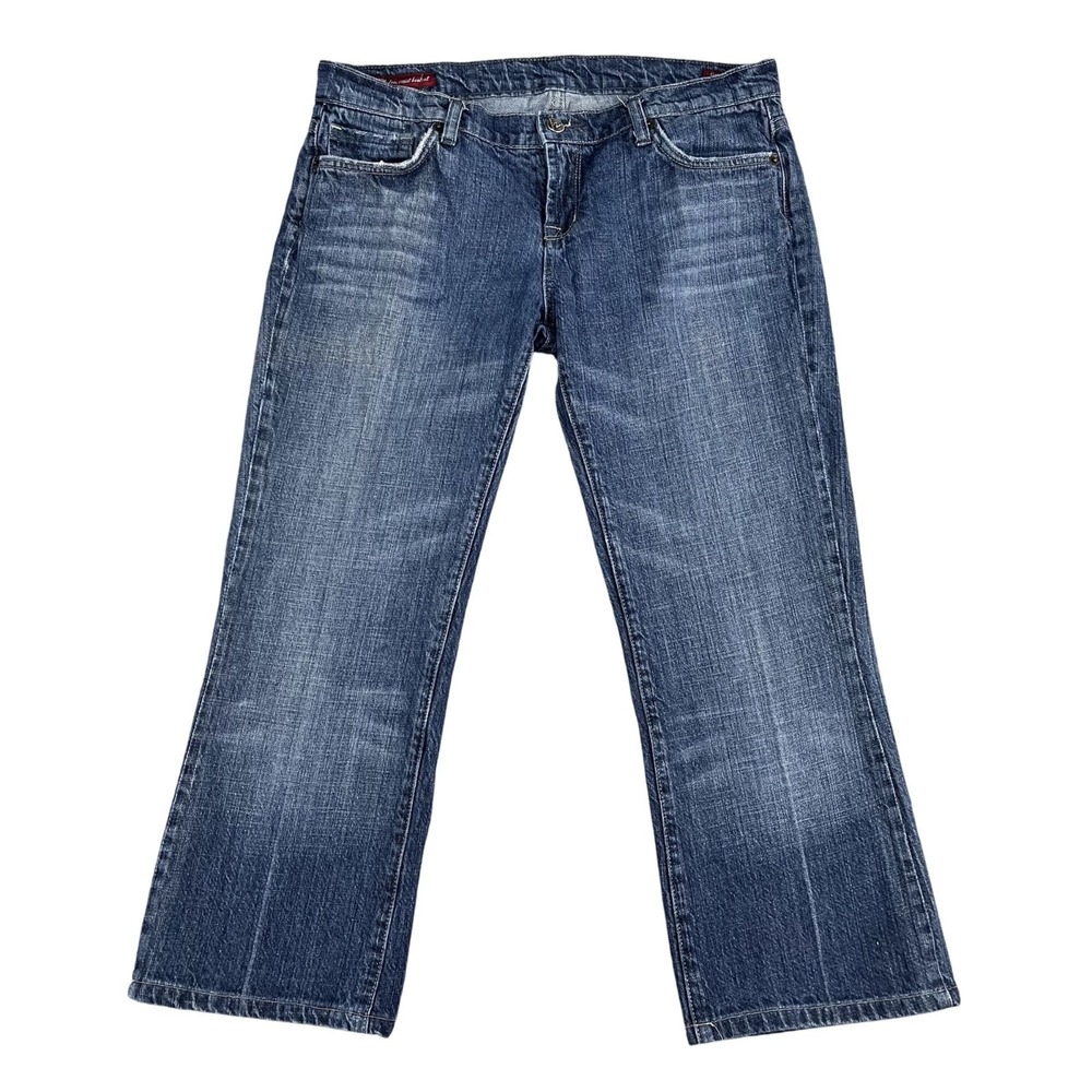 Y2K Citizens of Humanity Crop Jeans Womens 30 Kelly #001 Bootcut Stretch